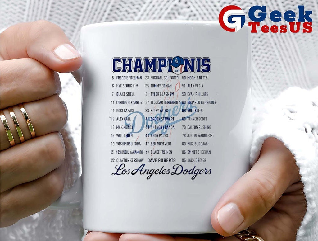 Los Angeles Dodgers baseball Back 2 Back World Series 2024-2025 Champions t-shirt