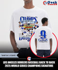 Los Angeles Dodgers baseball Back to Back 2025 World Series Champions signature shirt