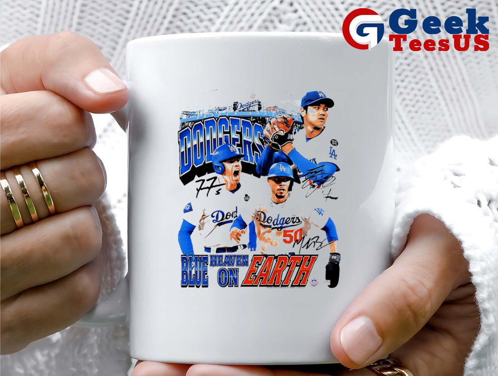 Los Angeles Dodgers baseball Blue Heaven on Earth 2025 National League Champions World Series shirt