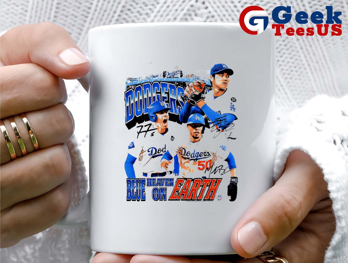 Los Angeles Dodgers baseball Blue Heaven on Earth 2025 National League Champions World Series shirt