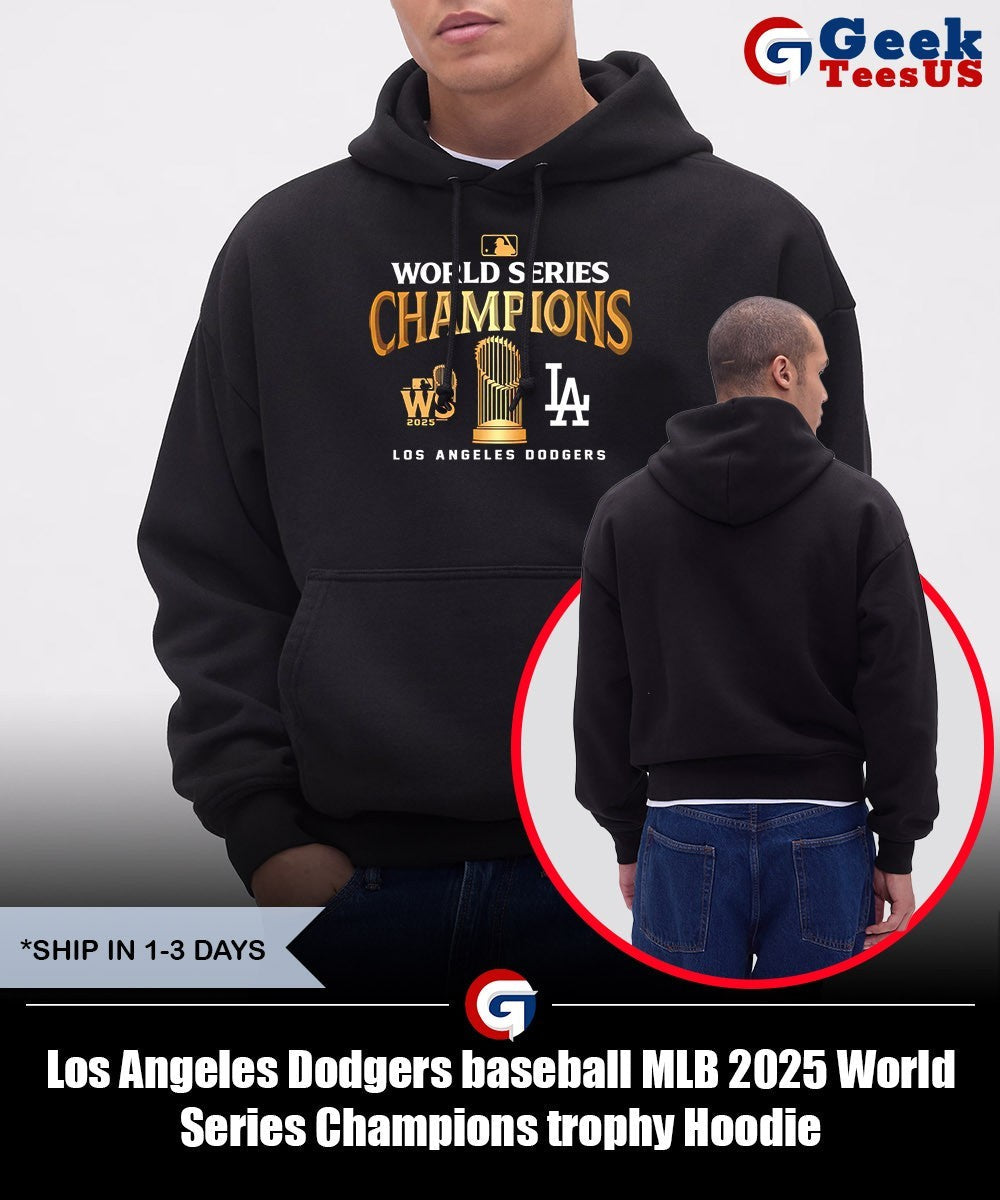 Los Angeles Dodgers baseball MLB 2025 World Series Champions trophy shirt