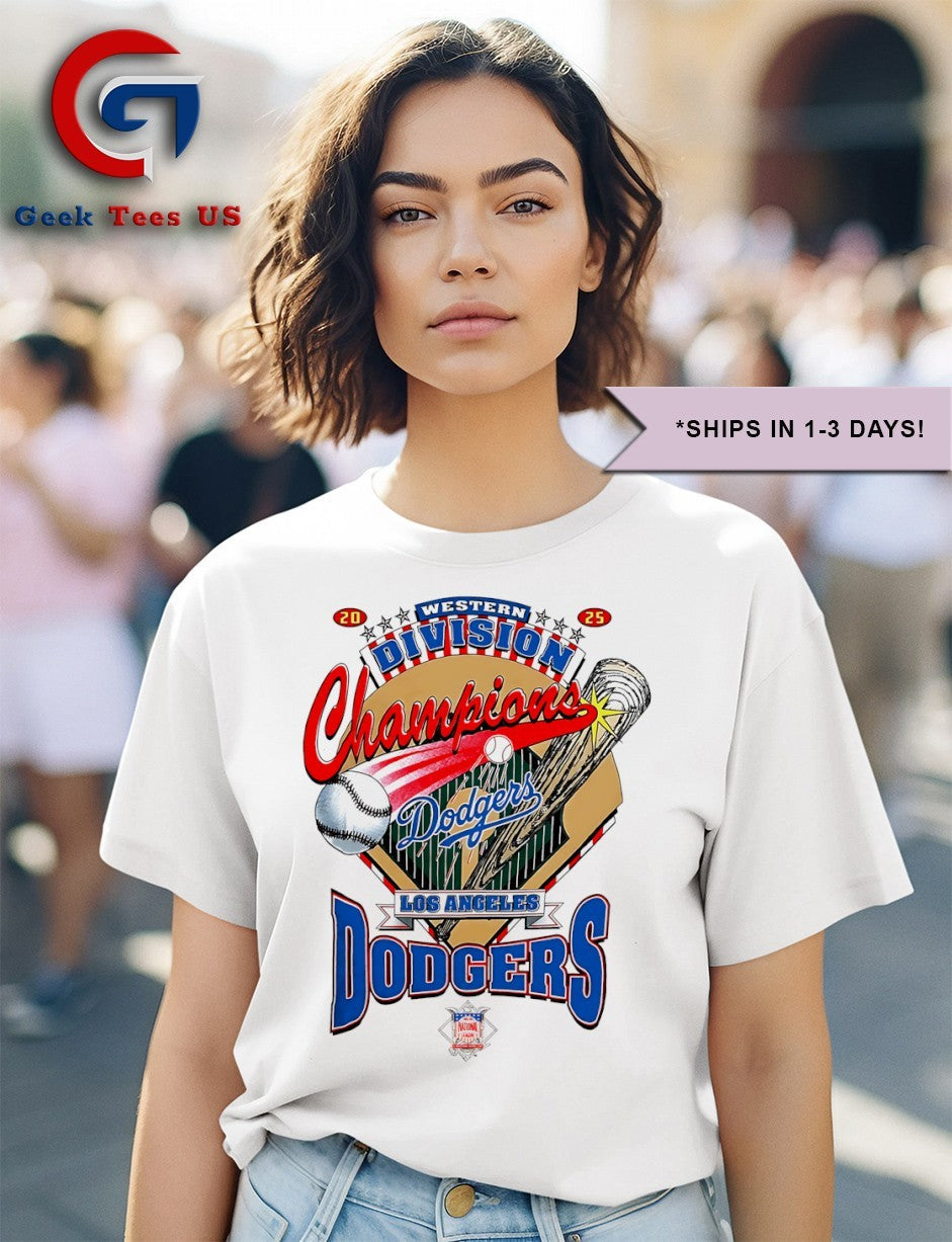 Los Angeles Dodgers baseball Western Division Champions 2025 shirt
