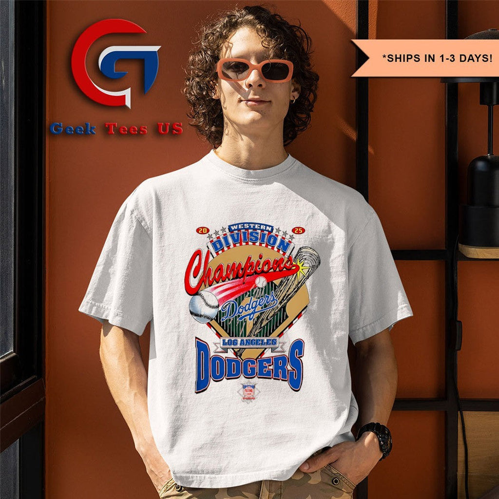 Los Angeles Dodgers baseball Western Division Champions 2025 shirt