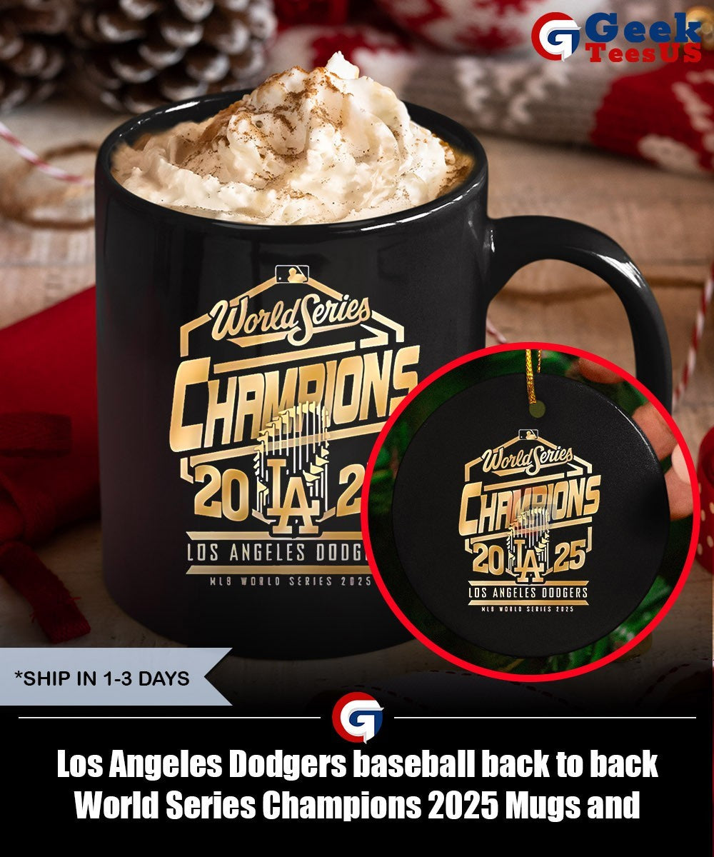 Los Angeles Dodgers baseball back to back World Series Champions 2025 shirt