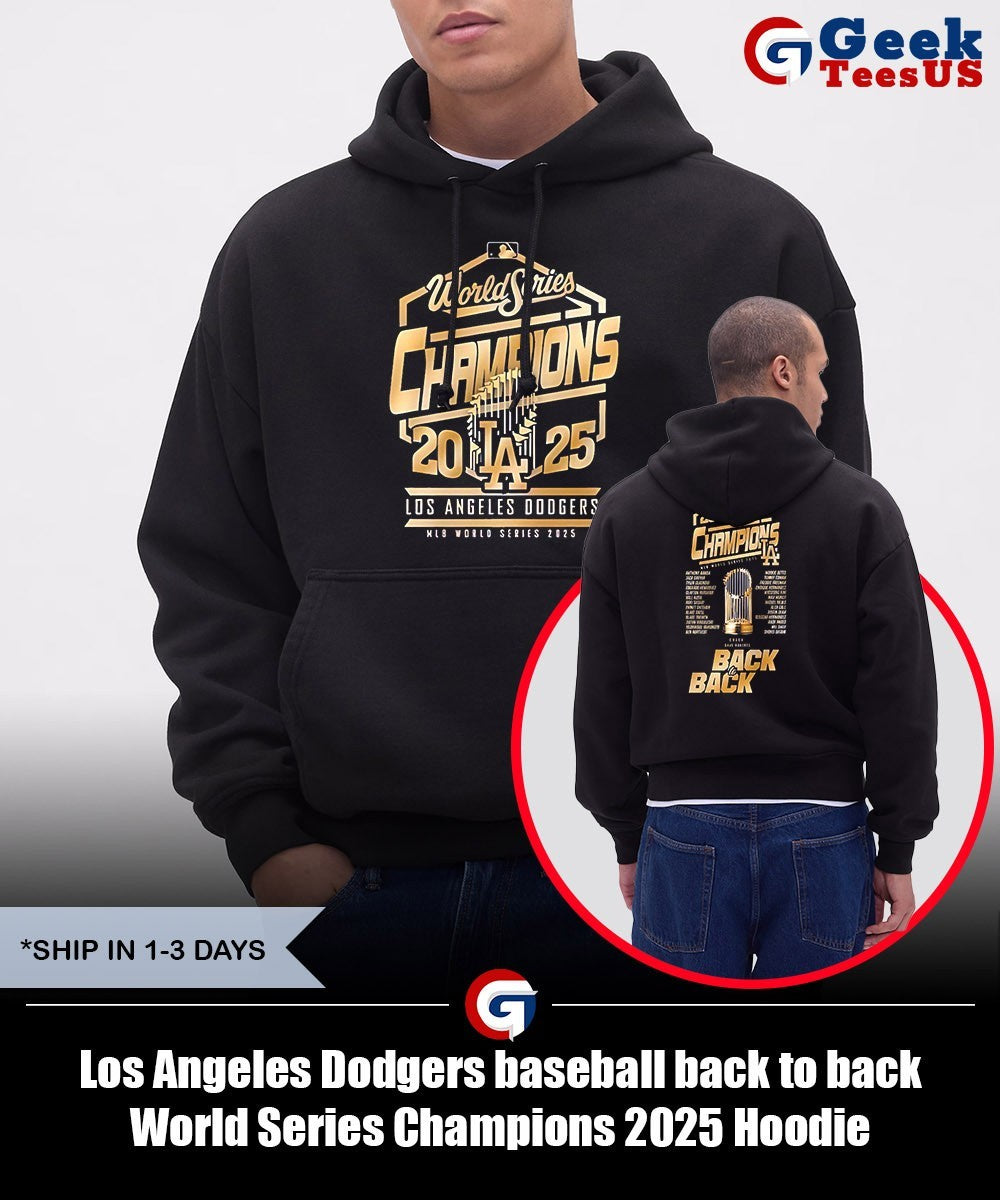 Los Angeles Dodgers baseball back to back World Series Champions 2025 shirt