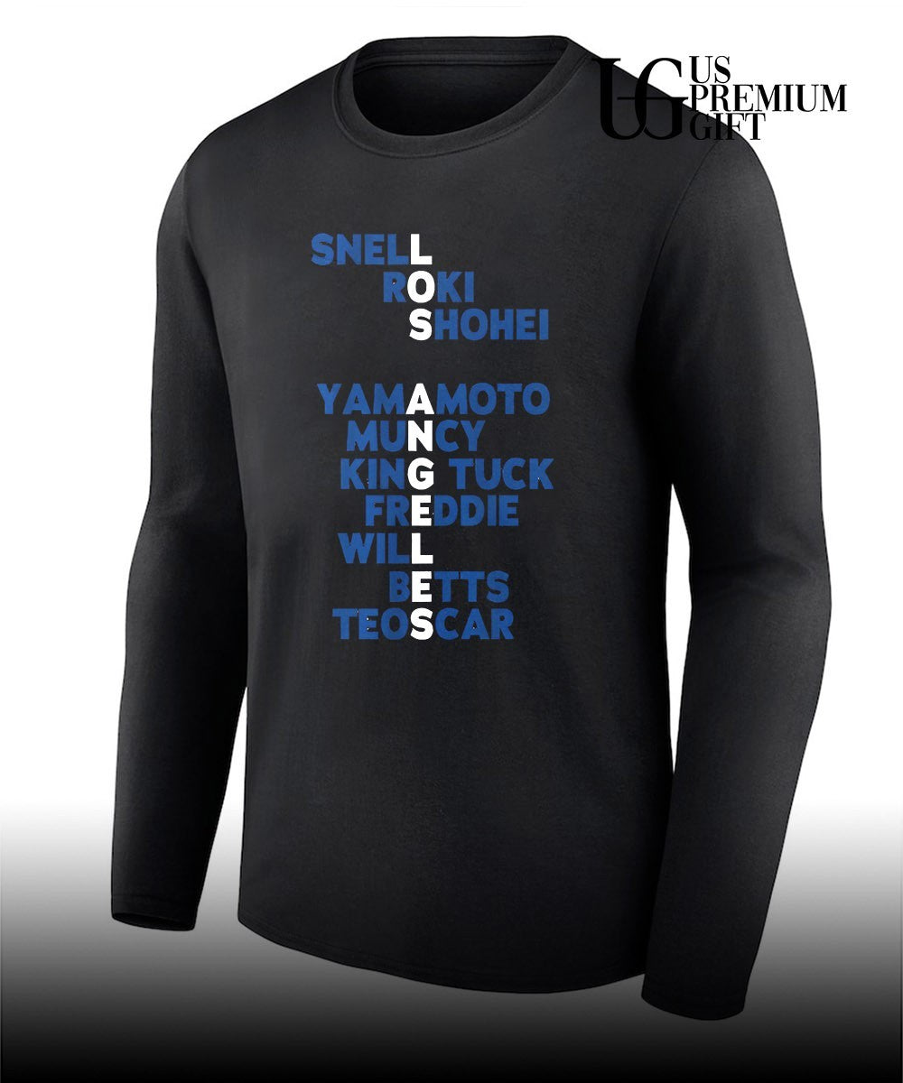 Los Angeles Dodgers baseball names player 2026 shirt