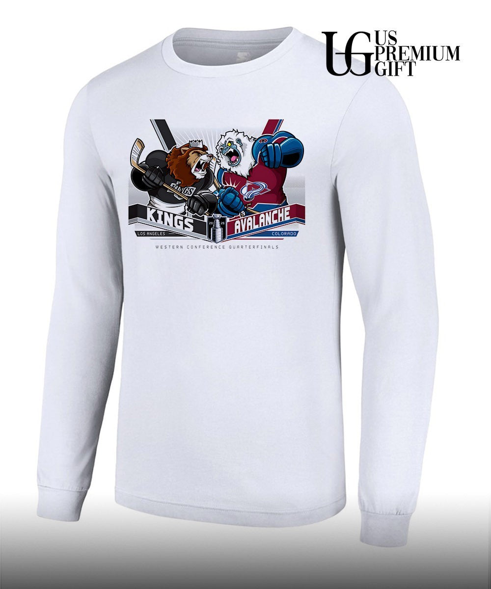 Los Angeles Kings vs Colorado Avalanche NHL Stanley Cup 2026 mascot shirt