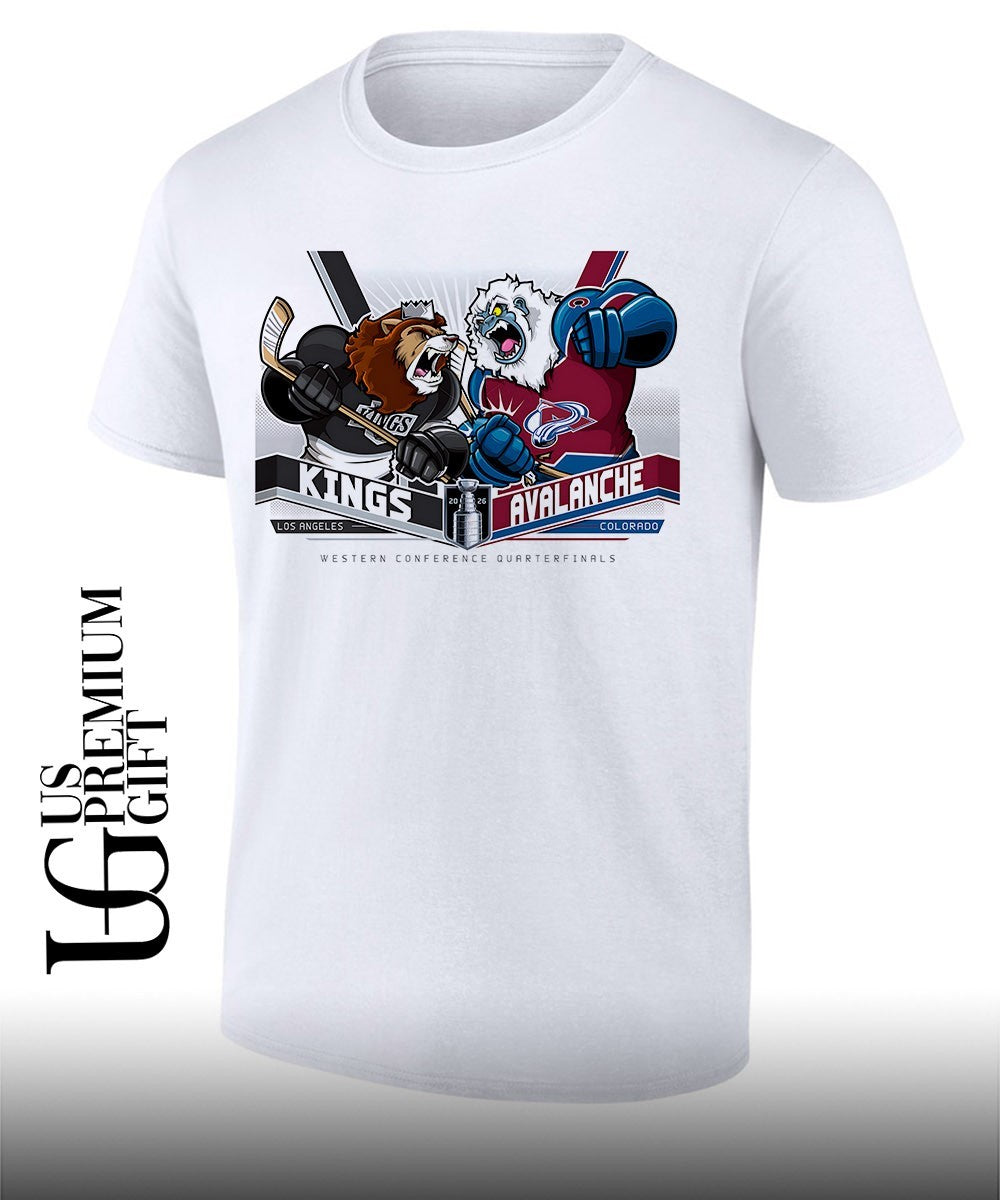 Los Angeles Kings vs Colorado Avalanche NHL Stanley Cup 2026 mascot shirt