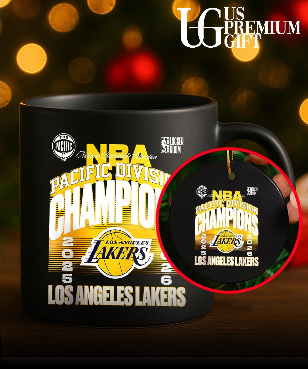 Los Angeles Lakers 2026 Pacific Division Champions Locker Room shirt