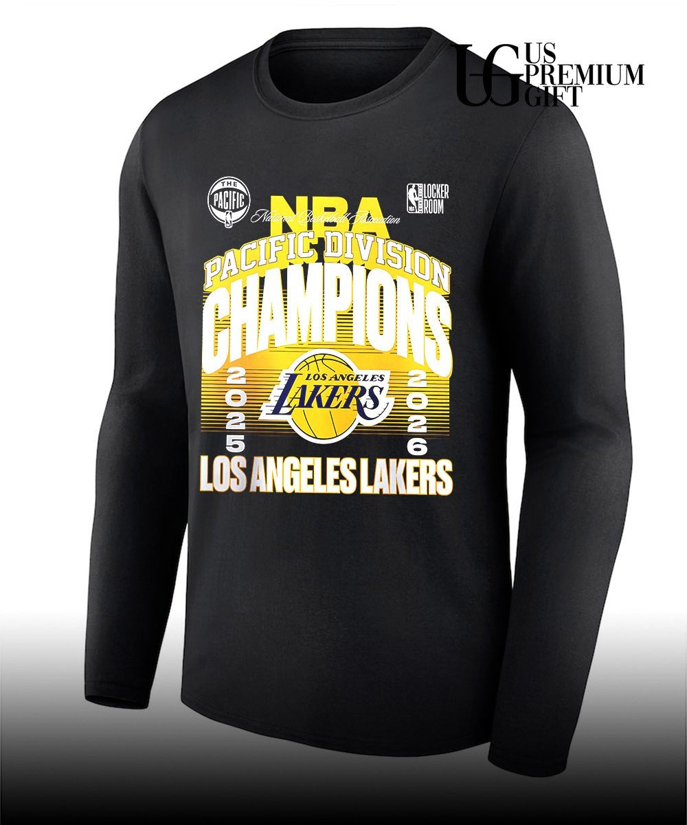 Los Angeles Lakers 2026 Pacific Division Champions Locker Room shirt