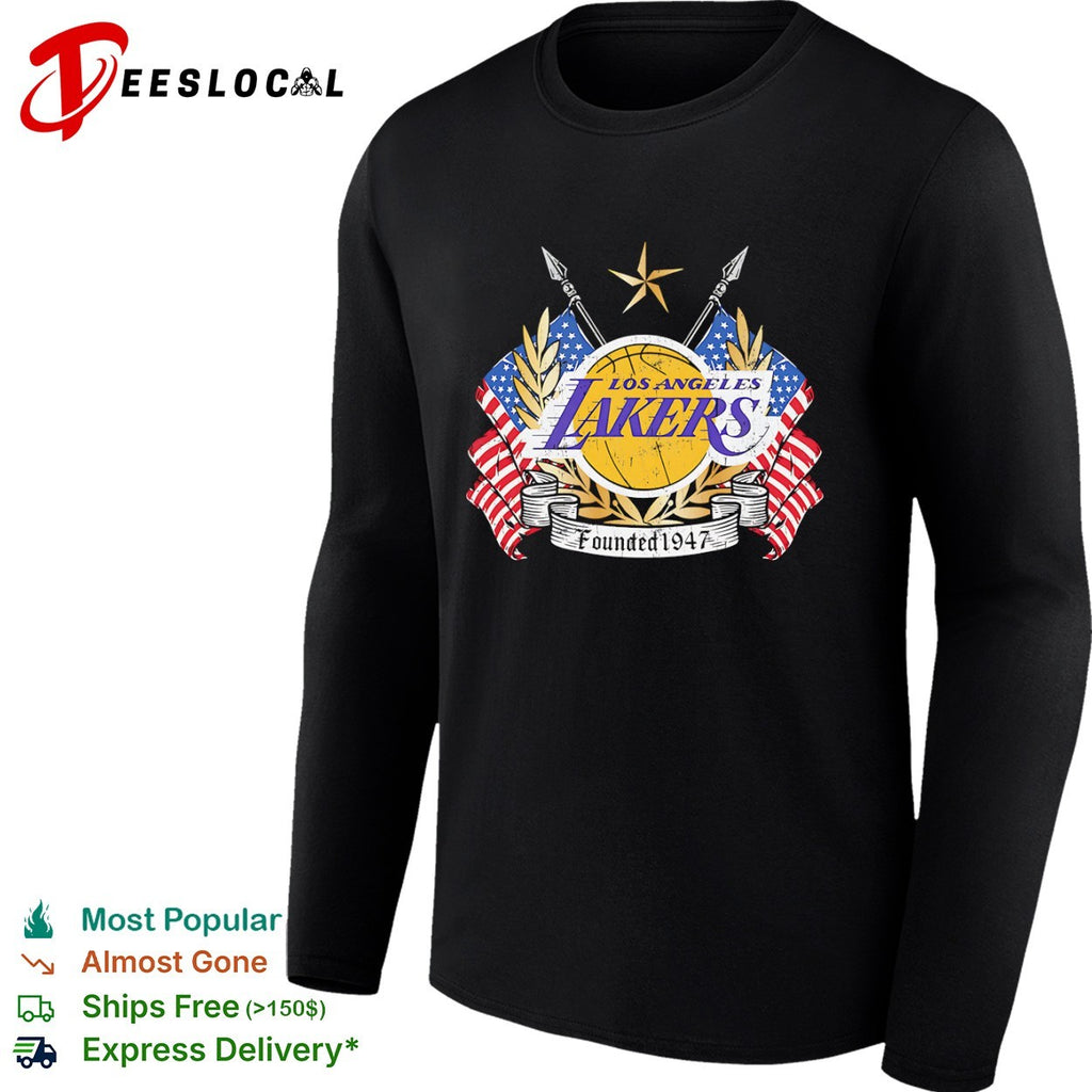Los Angeles Lakers Founded 1947 Distressed Logo shirt