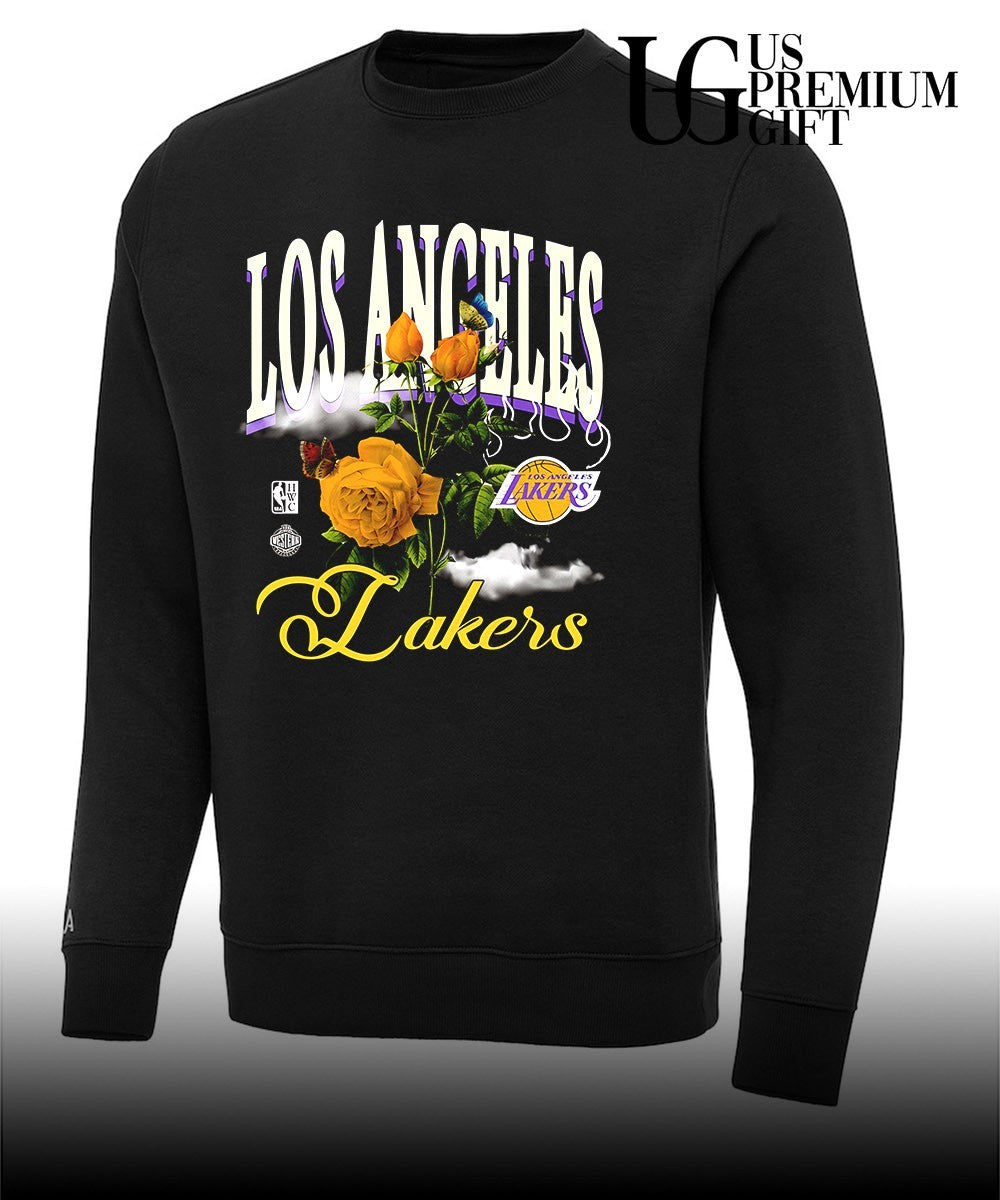Los Angeles Lakers NBA Floral graphic shirt