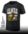 Los Angeles Lakers NBA Floral graphic shirt