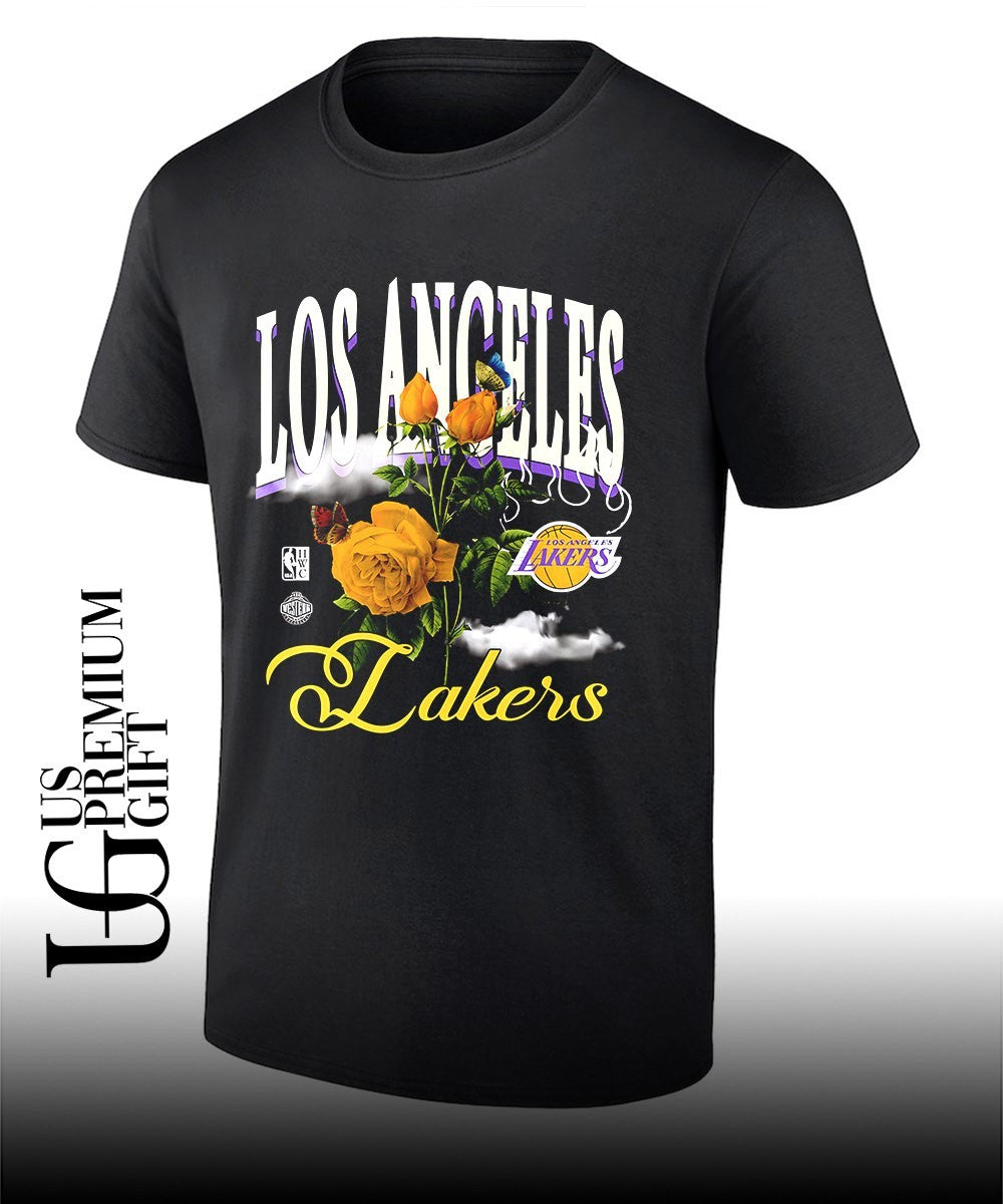 Los Angeles Lakers NBA Floral graphic shirt