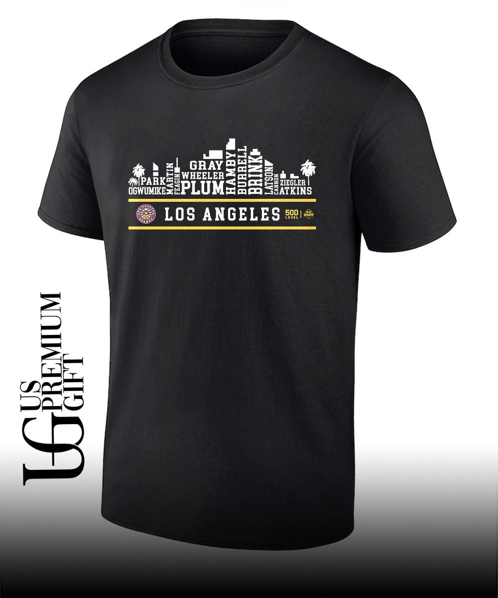 Los Angeles Sparks 2026 player names Skyline City shirt