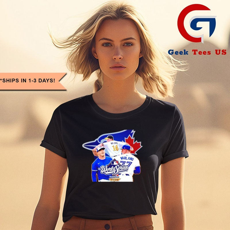 Louis Varland Toronto Blue Jays Major League Baseball World Series 2025 logo shirt
