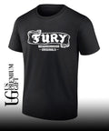 Louis wearing Neighborhood Fury shirt