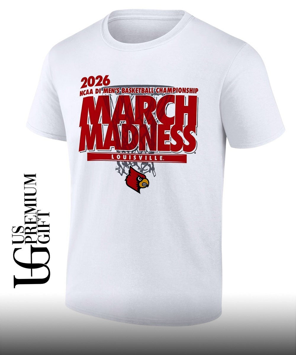 Louisville Cardinals March Madness NCAA D1 Men’s basketball Championship 2026 shirt