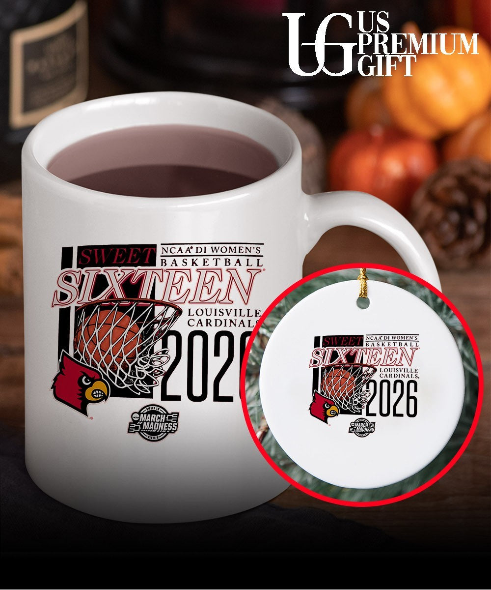 Louisville Cardinals Sweet Sixteen NCAA 2026 Division 1 Women’s basketball March Madness shirt