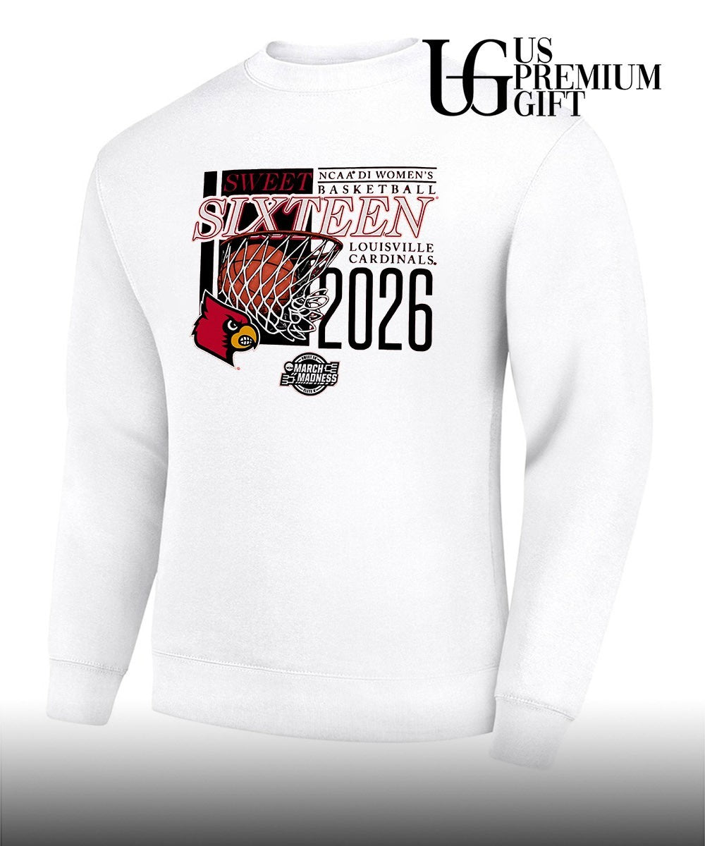 Louisville Cardinals Sweet Sixteen NCAA 2026 Division 1 Women’s basketball March Madness shirt
