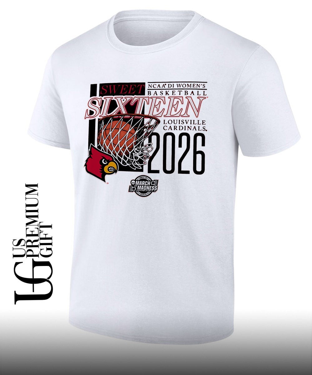 Louisville Cardinals Sweet Sixteen NCAA 2026 Division 1 Women’s basketball March Madness shirt