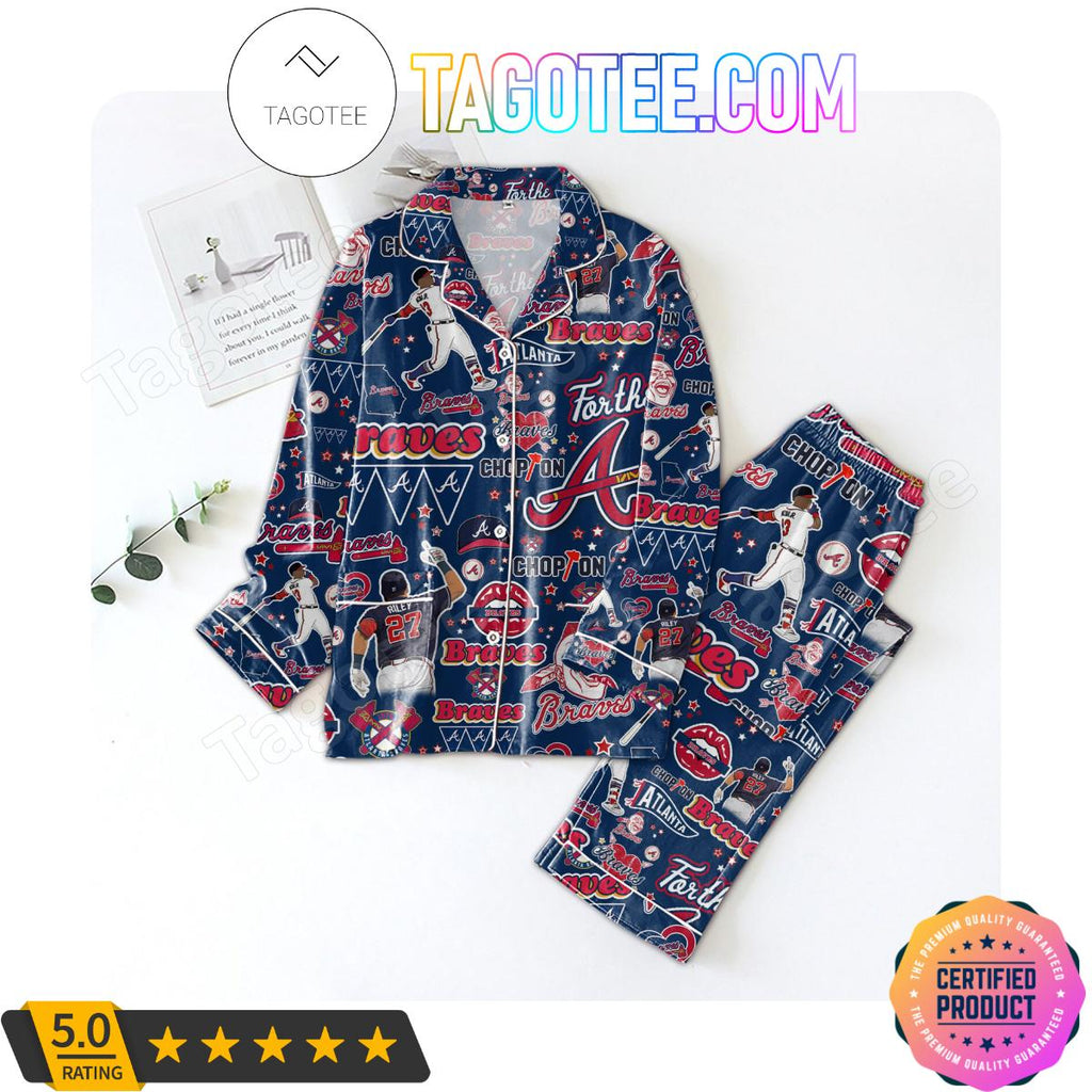 Love Atlanta Braves Women’s Pajamas Set