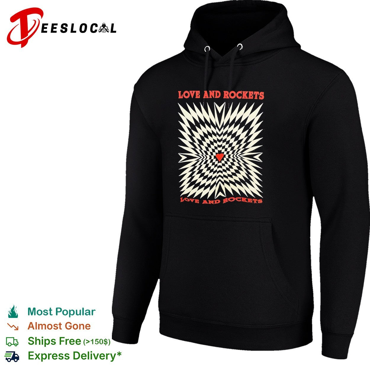 Love and Rockets Heart Alternative Rock shirt