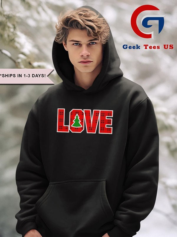 Love plaid Christmas 2025 shirt