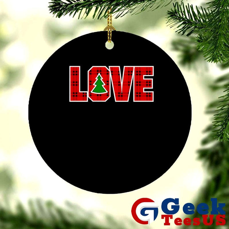 Love plaid Christmas 2025 shirt