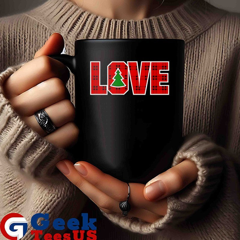 Love plaid Christmas 2025 shirt