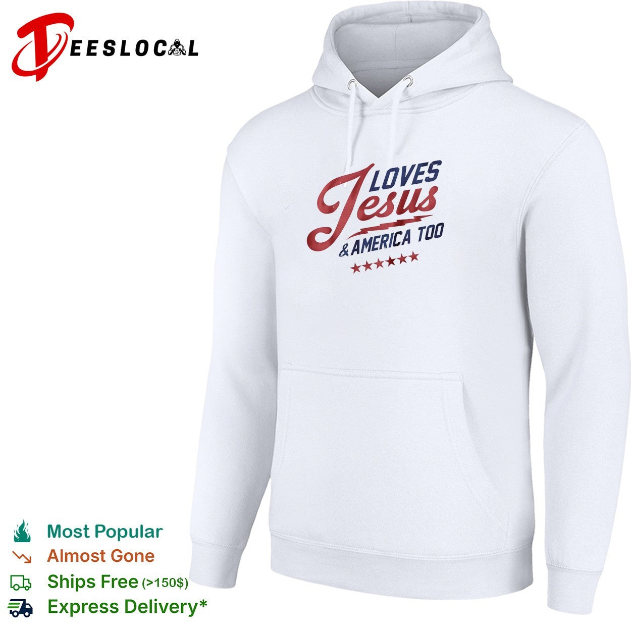 Loves Jesus and America too vintage shirt