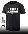 Lucas Allgeyer Iowa Hawkeyes football logo shirt
