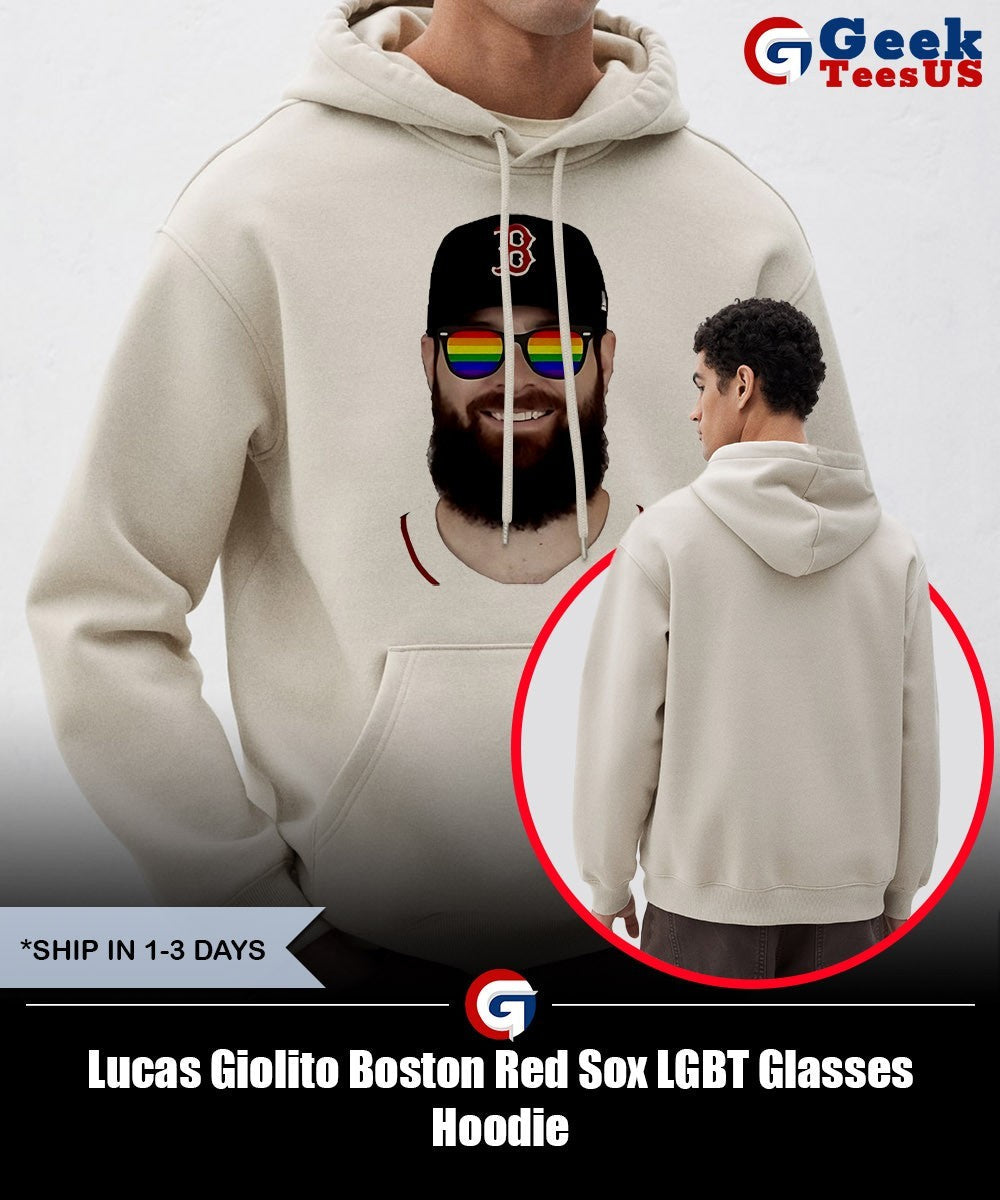 Lucas Giolito Boston Red Sox LGBT Glasses shirt