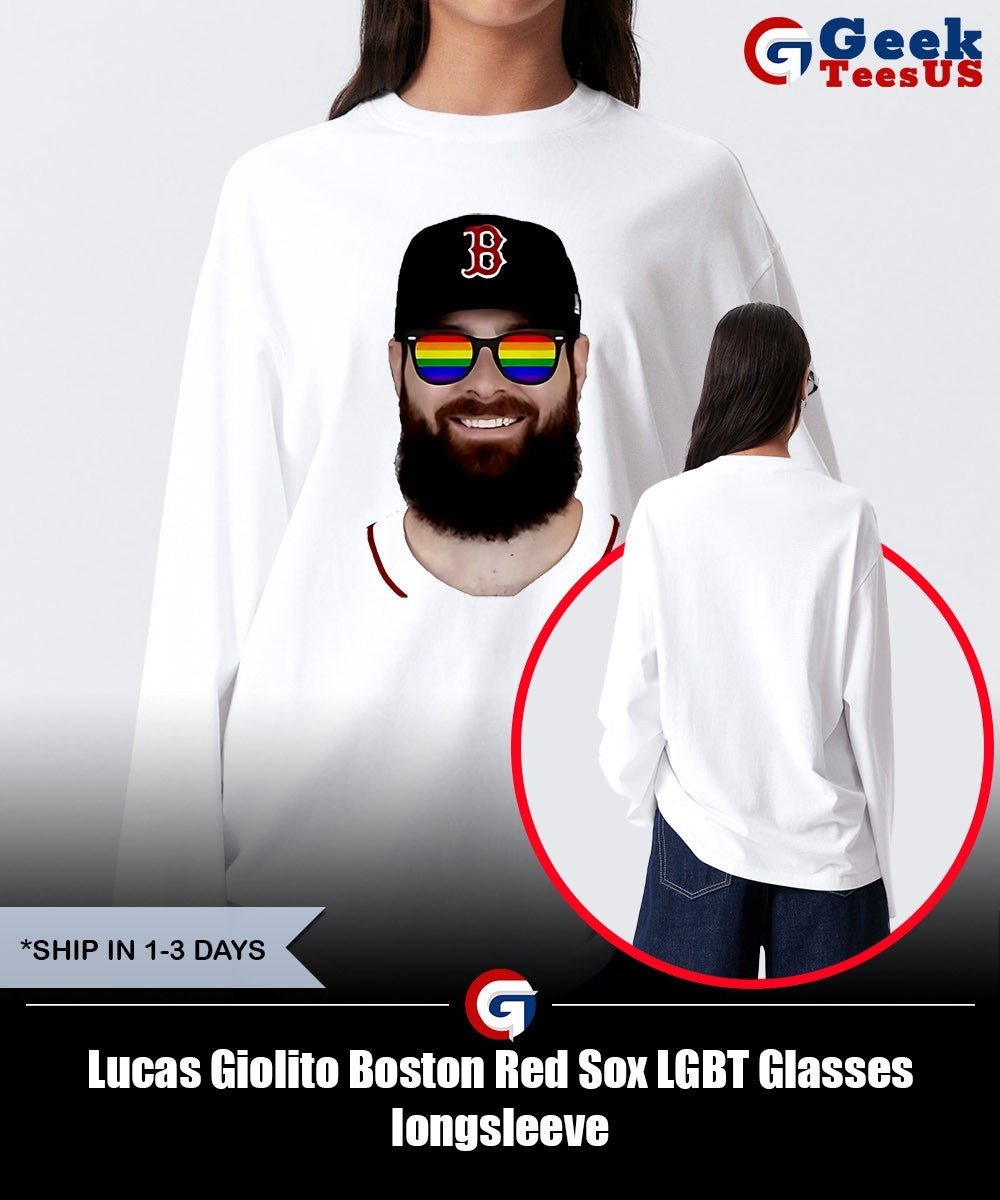 Lucas Giolito Boston Red Sox LGBT Glasses shirt