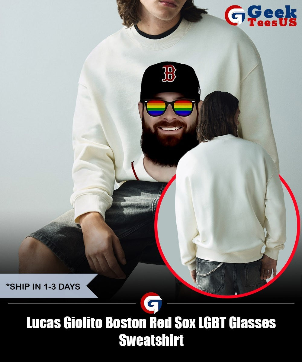 Lucas Giolito Boston Red Sox LGBT Glasses shirt