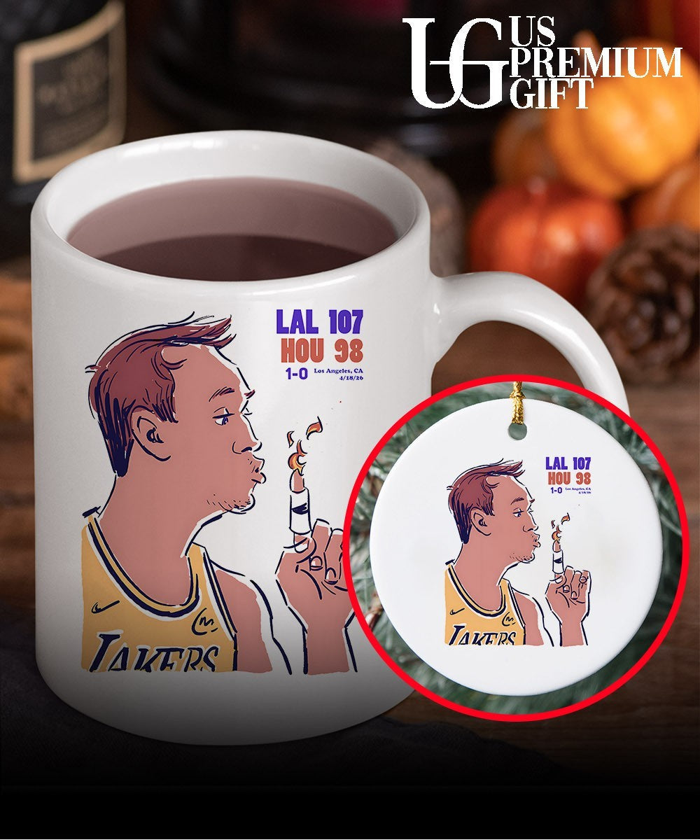 Luke Kennard Los Angeles Lakers NBA Playoffs 2026 cartoon shirt
