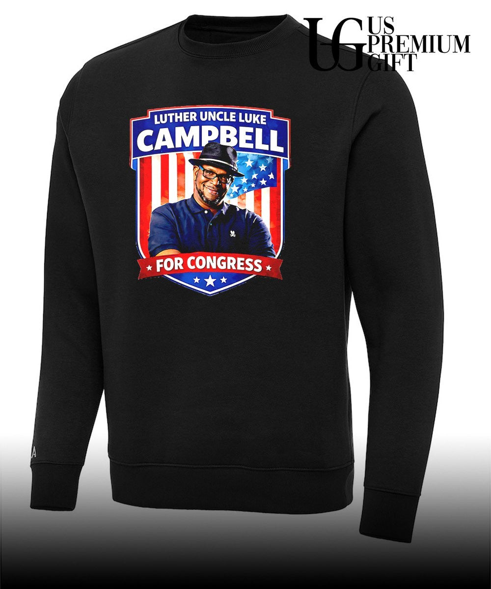 Luther Uncle Luke Campbell for congress T-shirt