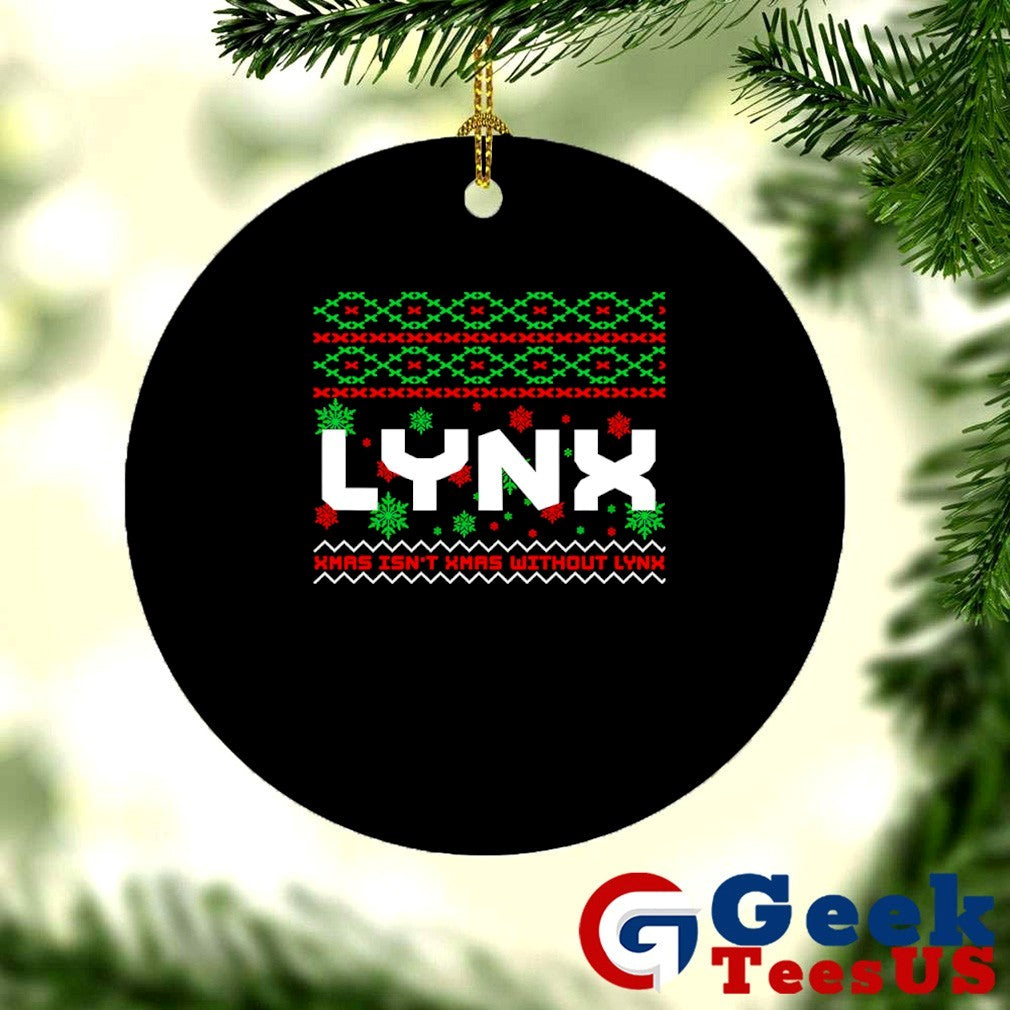 Lynx ugly Christmas shirt