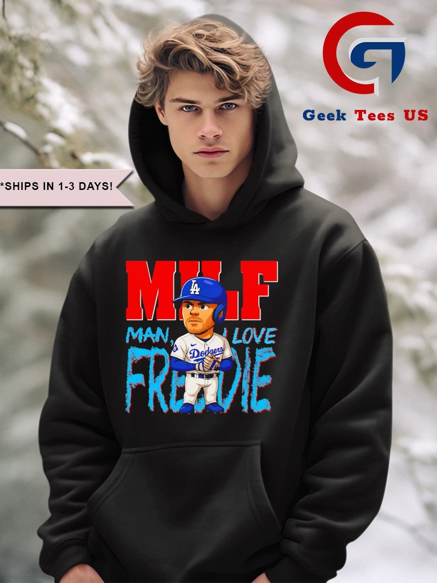 MILF Man I Love Freddies Los Angeles Dodgers MLB chibi shirt