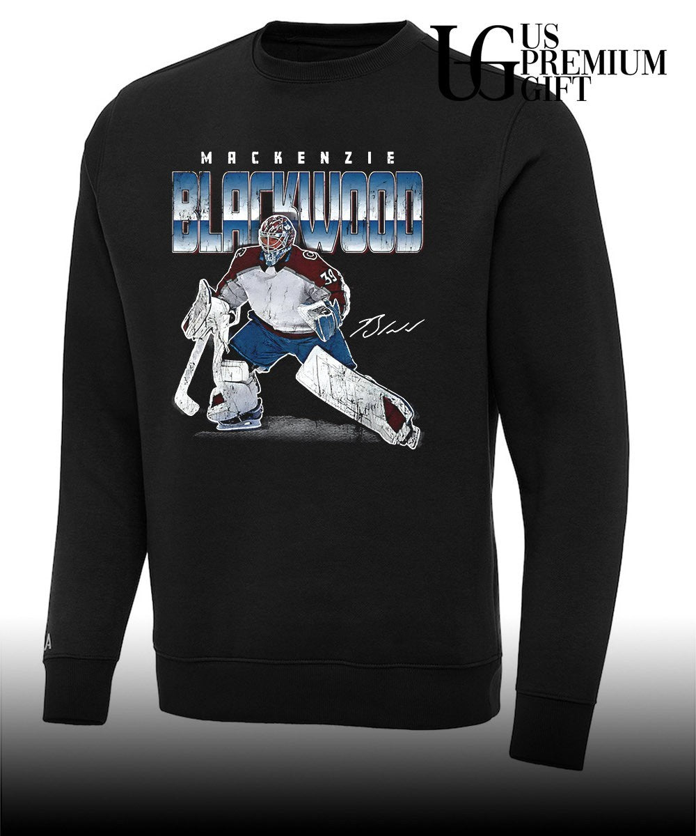 MacKenzie Blackwood Colorado Avalanche hockey signature graphic shirt