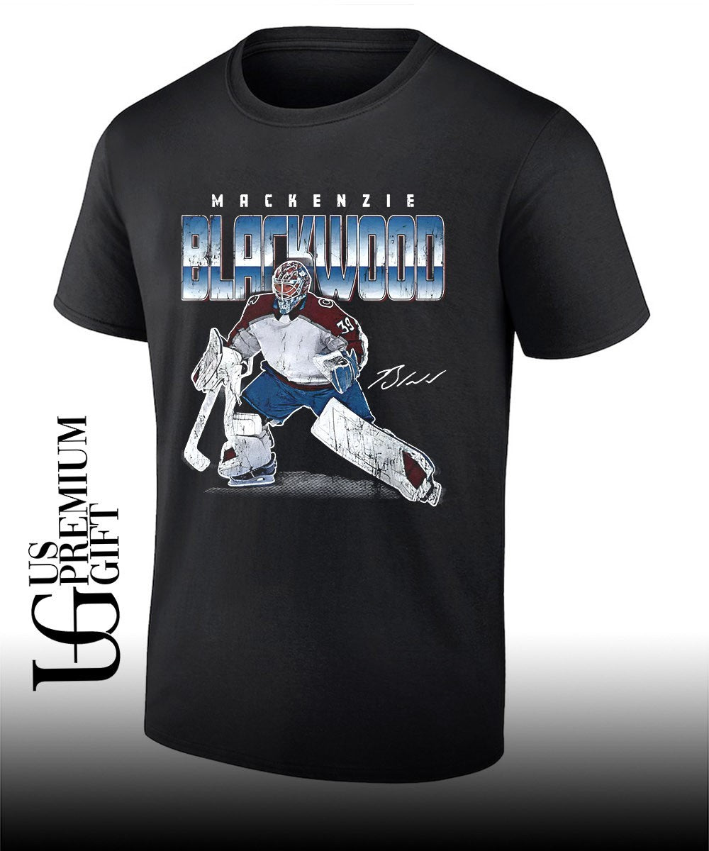 MacKenzie Blackwood Colorado Avalanche hockey signature graphic shirt