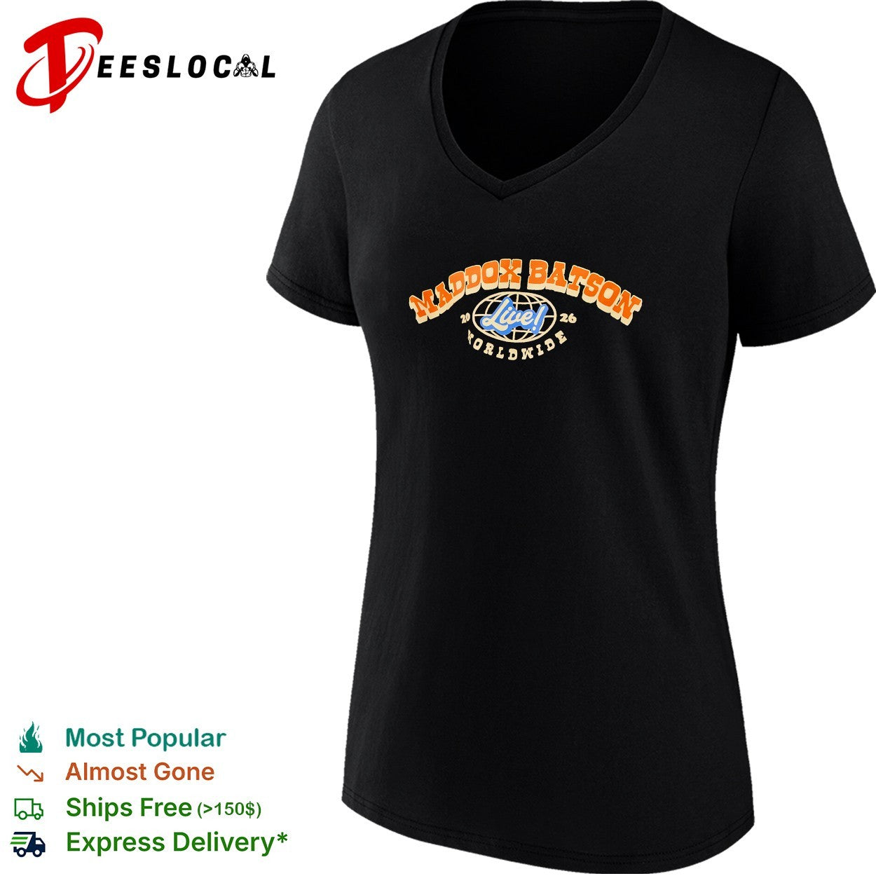 Maddox Batson live 2026 worldwide shirt
