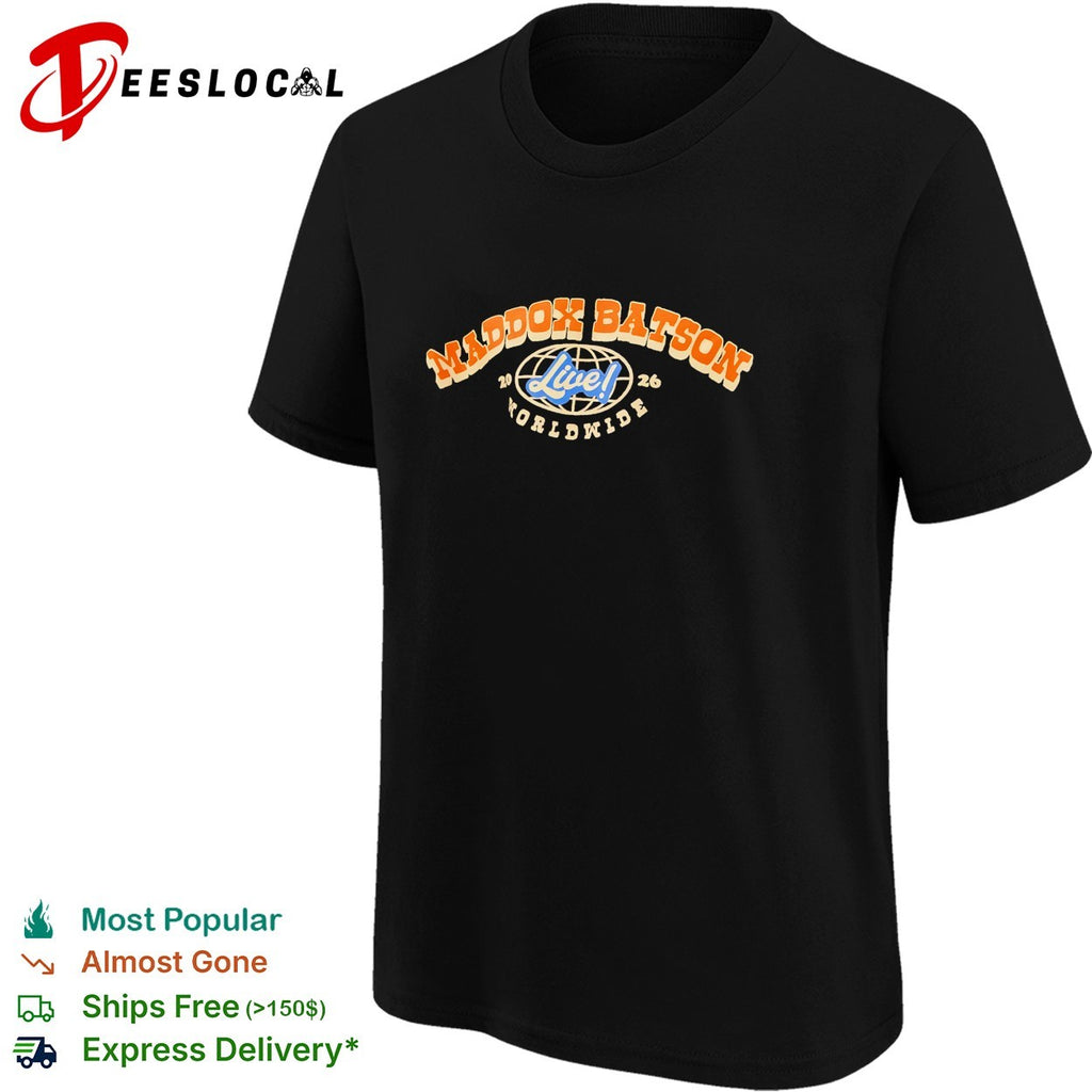Maddox Batson live 2026 worldwide shirt