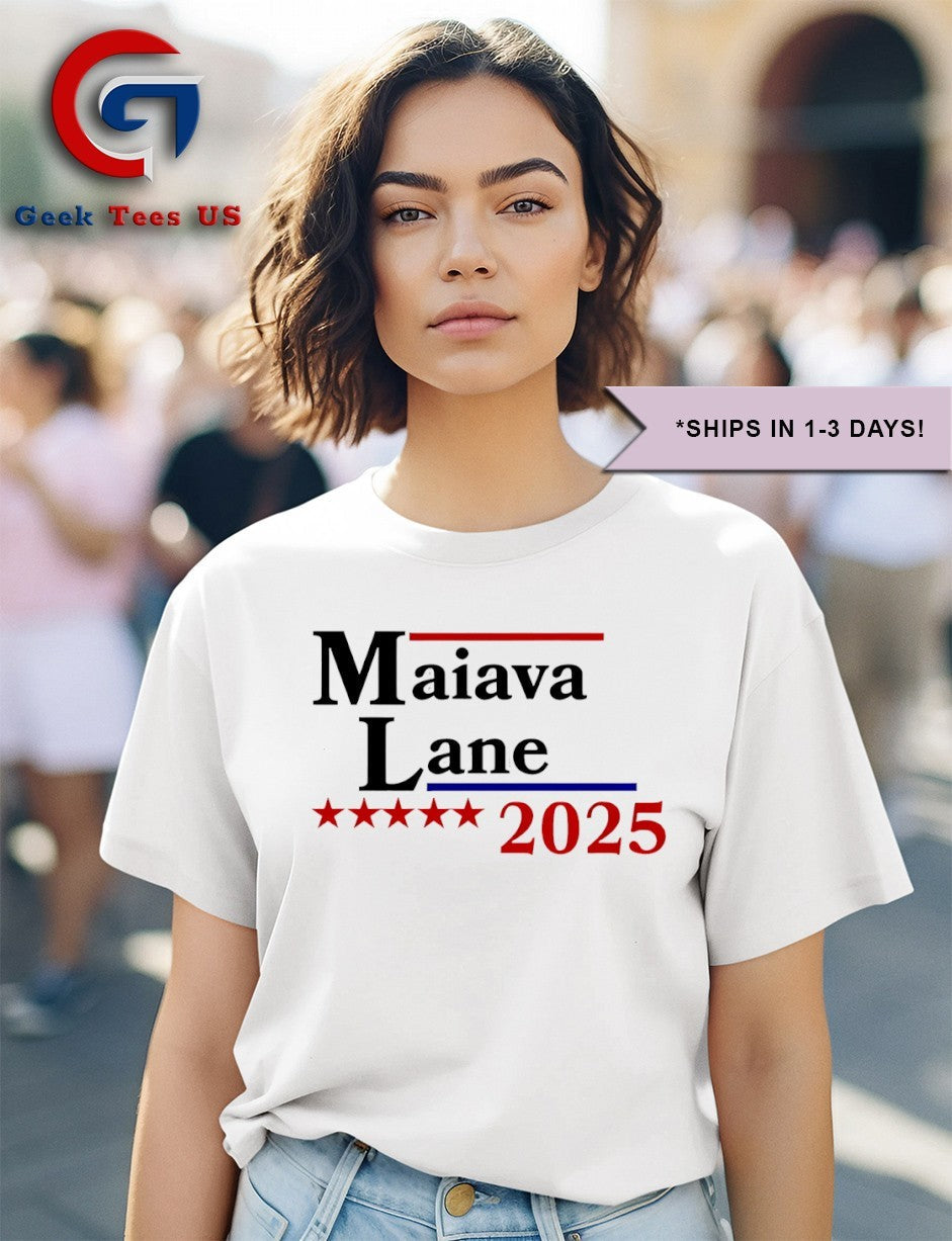 Maiava vs Lane For Prez 2025 shirt