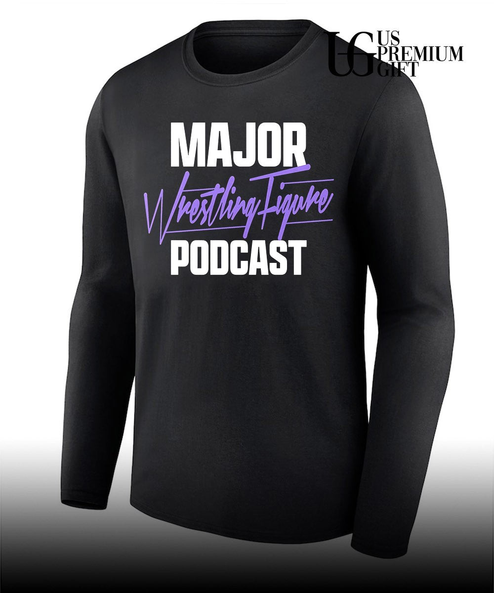 Major Wrestling Figure Podcast logo shirt