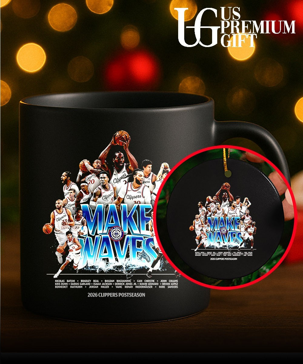 Make Waves Los Angeles Clippers NBA Postseason 2026 shirt