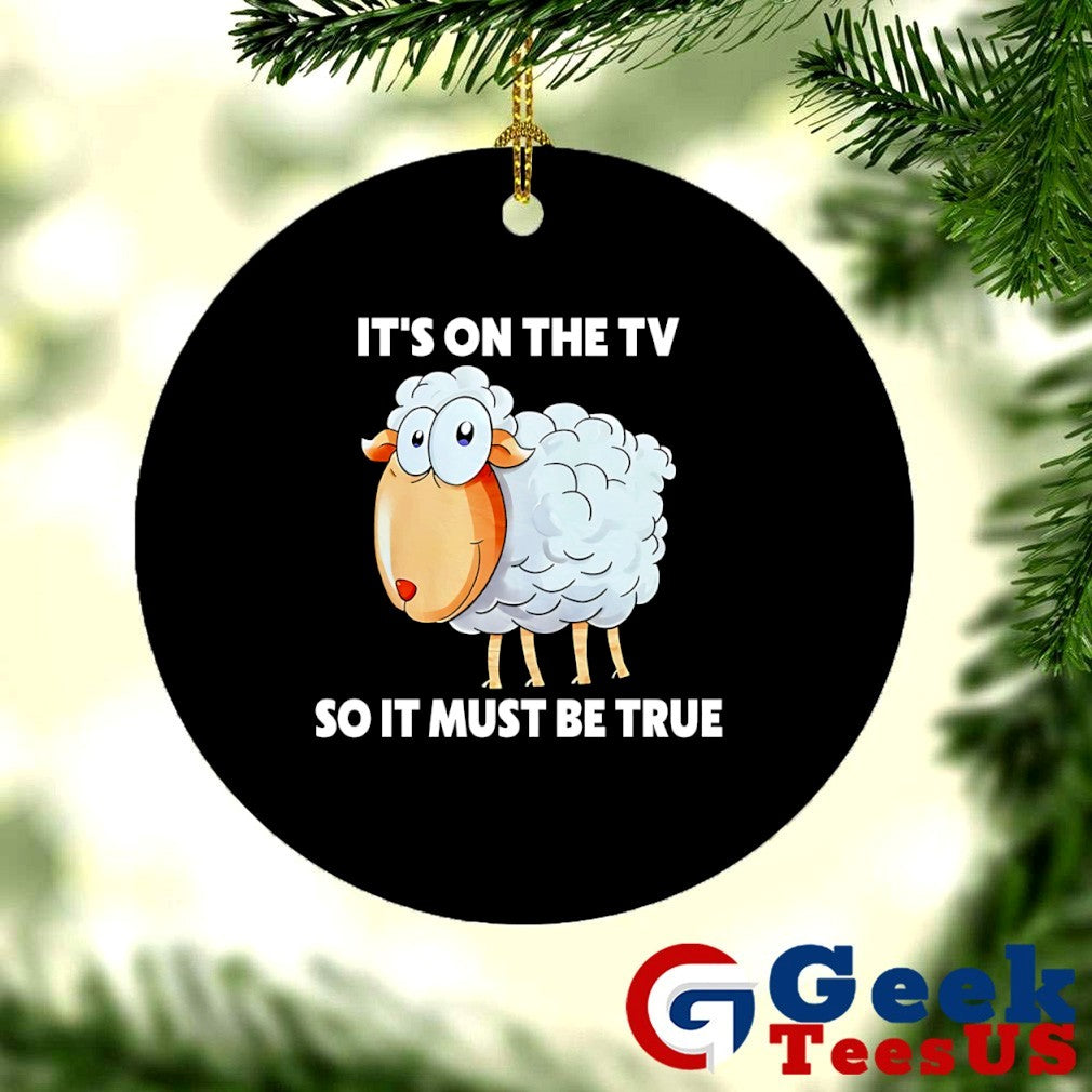 Malcolm Roberts sheep it’s on the tv so it must be true shirt
