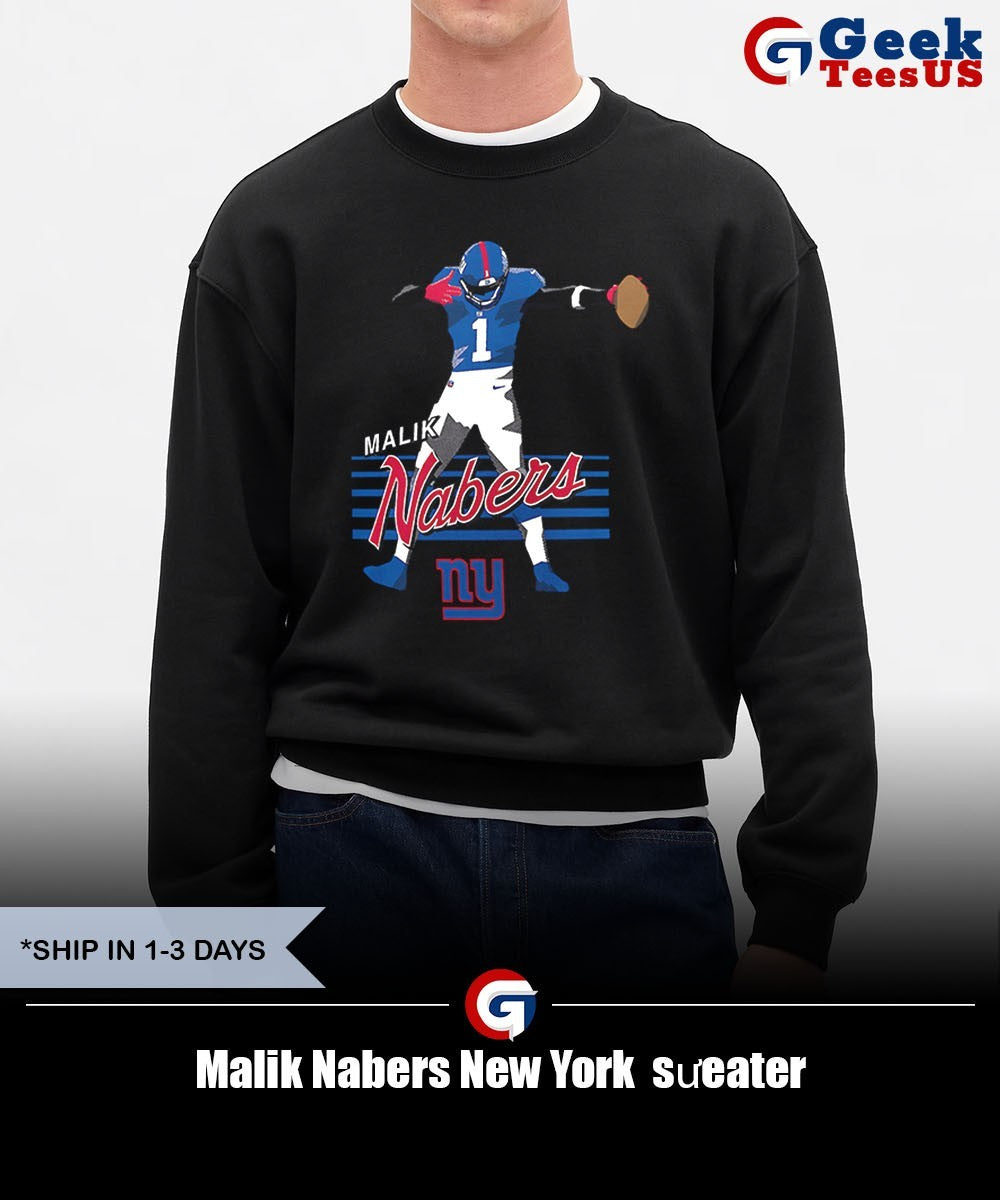 Malik Nabers New York shirt