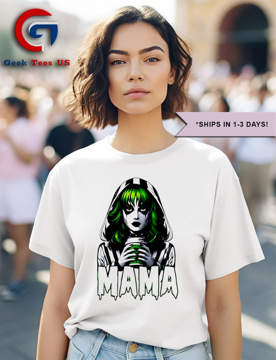Mama Beetle Juice Halloween mom horror movie shirt
