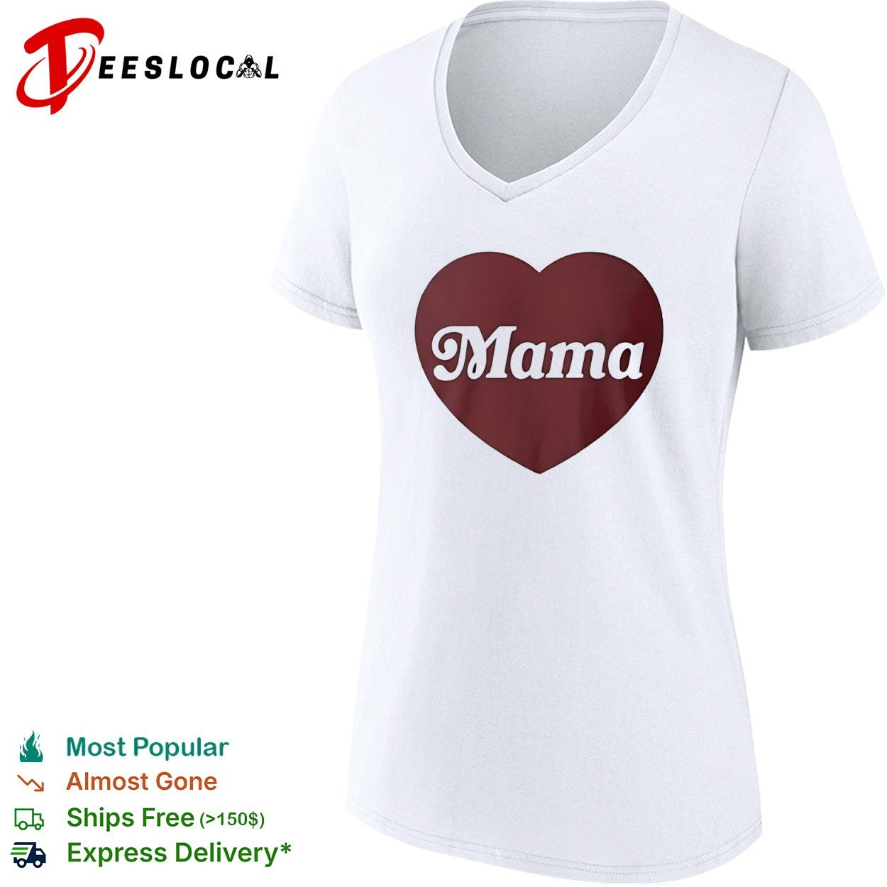 Mama Heart Mother Love Mom shirt